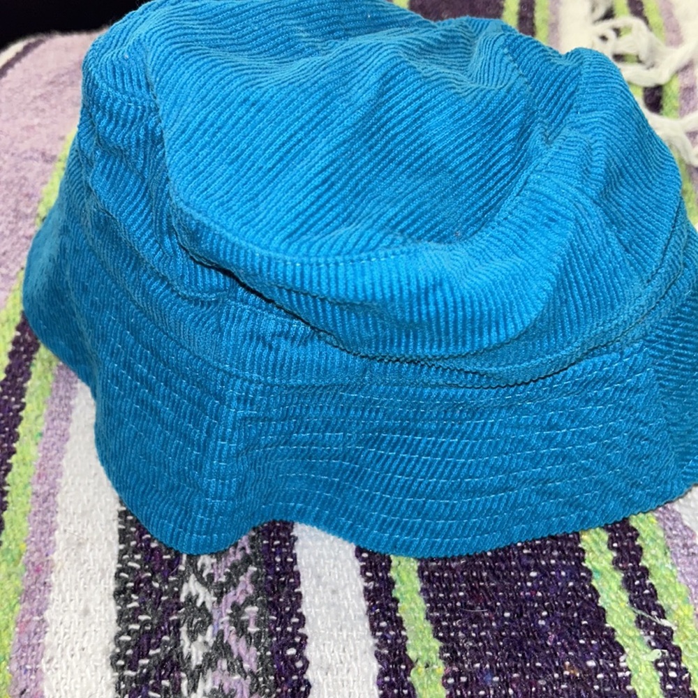 Adorable Caribbean blue bucket hat from UO